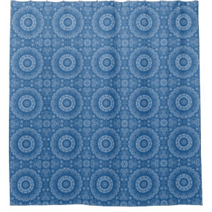 Kaleidoscopic mosaic abstract ornamental na duschvorhang
