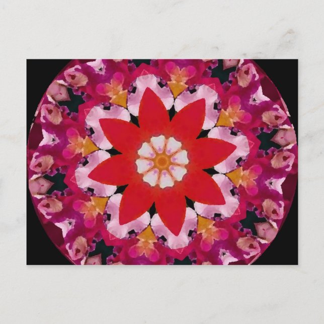 Kaleidoskop 01 postkarte (Vorderseite)