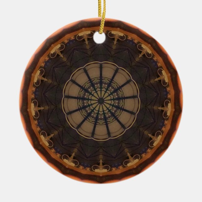 Kaleidoskop 1 keramikornament (Vorne)
