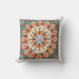 Kaleidoskop 4 Farbige Mandala Kissen