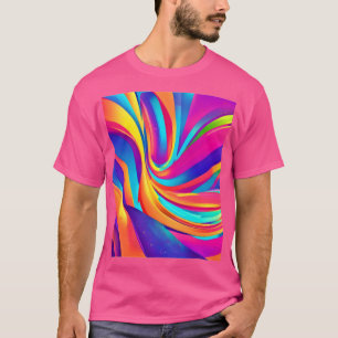 Kaleidoskop Abstrakt Burst T-Shirt