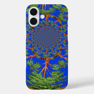 Kaleidoskop Acacia Tree Art Print/Graphic iPhone 16 Plus Hülle