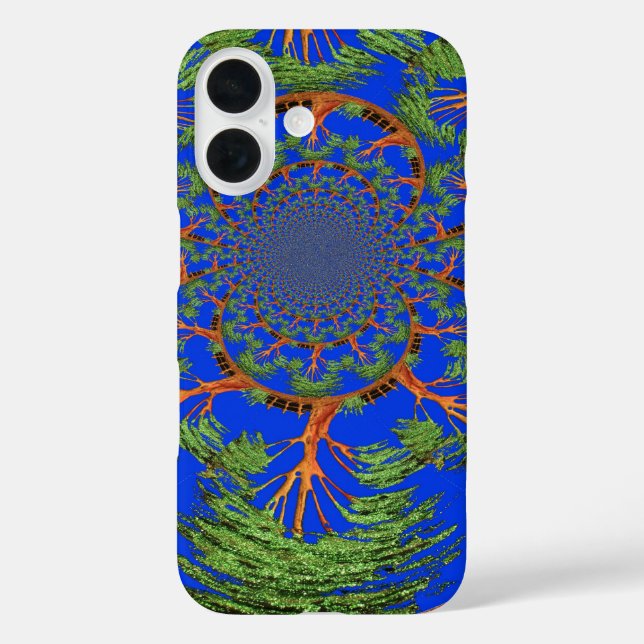 Kaleidoskop Acacia Tree Art Print/Graphic Case-Mate iPhone Hülle (Rückseite)