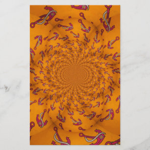 Kaleidoskop Anchor Art Print Briefpapier