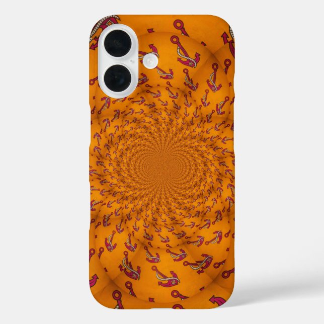 Kaleidoskop Anchor Art Print Case-Mate iPhone Hülle (Rückseite)
