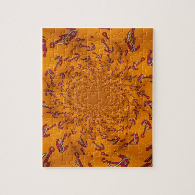 Kaleidoskop Anchor Art Print Puzzle (Vertikal)