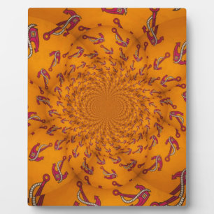 Kaleidoskop Anker-Kunstposter Fotoplatte