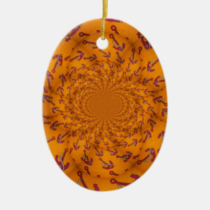 Kaleidoskop Anker-Kunstposter Keramik Ornament