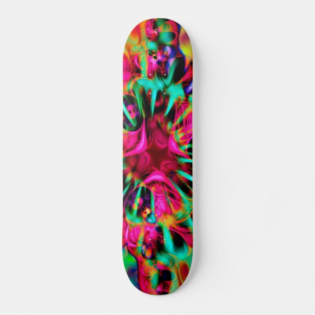 Kaleidoskop Apophysis Fractal Art - I Skateboard (Vorderseite)