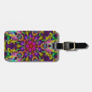 Kaleidoskop Apophysis Fraktal Art - II + Ihr tex Gepäckanhänger