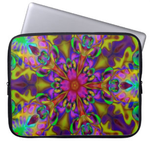 Kaleidoskop Apophysis Fraktal Art II Laptopschutzhülle