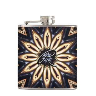Kaleidoskop Art 16 Wrapped Flask Flachmann