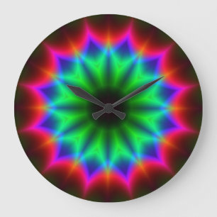 Kaleidoskop Art. 17 Wanduhren und Zahlenoptionen