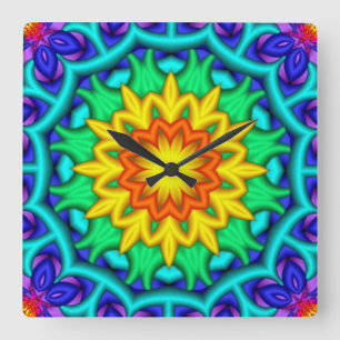 Kaleidoskop Art. 19 Wanduhren und Zahlenoptionen