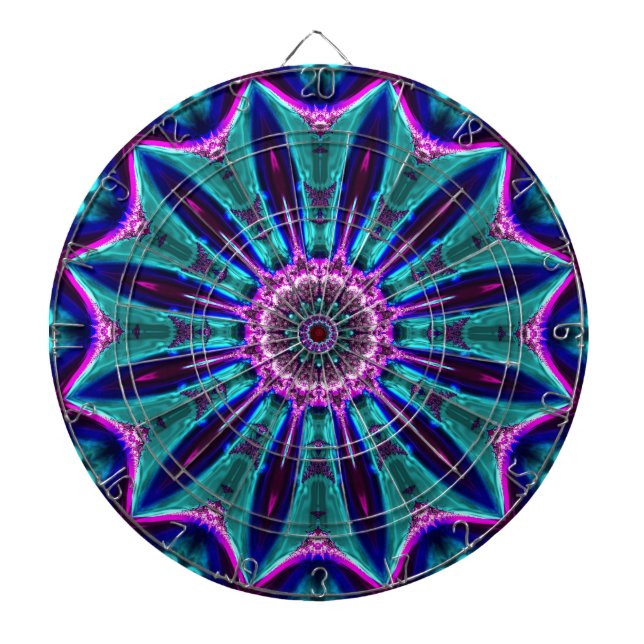 Kaleidoskop Art 1 Dart Board Dartscheibe (vorne)
