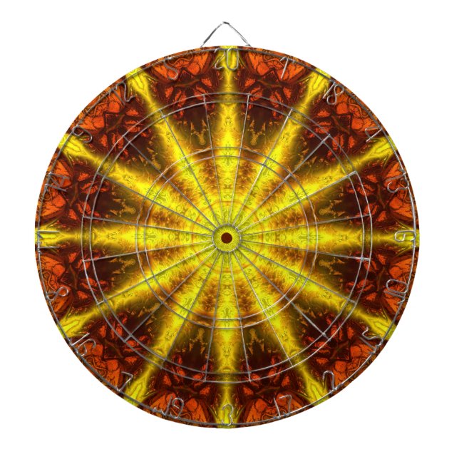 Kaleidoskop Art 5 Dart Board Dartscheibe (vorne)