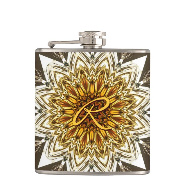 Kaleidoskop Art. 7 Wrap Flasche Flachmann (Vorderseite)