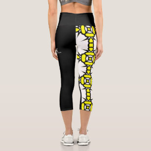 Kaleidoskop-Art des ersten Bandes vierzehn Capri Leggings