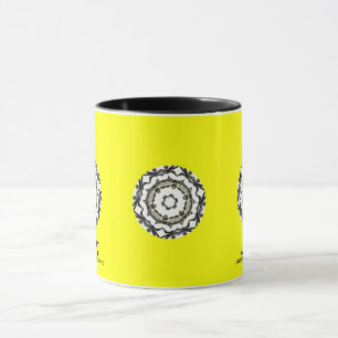 Kaleidoskop-Art dreizehn von Band eins Tasse