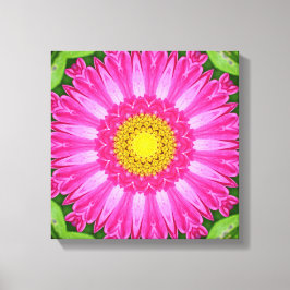 Kaleidoskop Aster Leinwanddruck