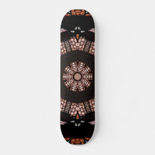 Kaleidoskop aus festem Glas 14 Skateboard