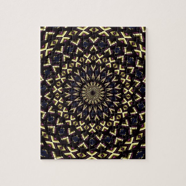Kaleidoskop aus Hartglas 11 Puzzle (Vertikal)