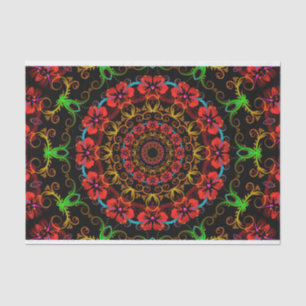 Kaleidoskop Blume Hibiskus I + Ihre Idee Seidenpapier