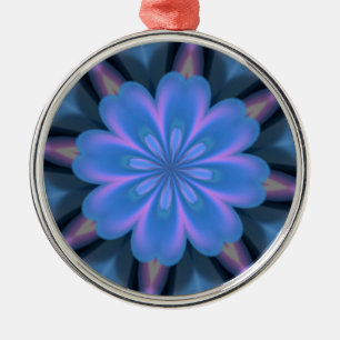Kaleidoskop-Blume Ornament Aus Metall