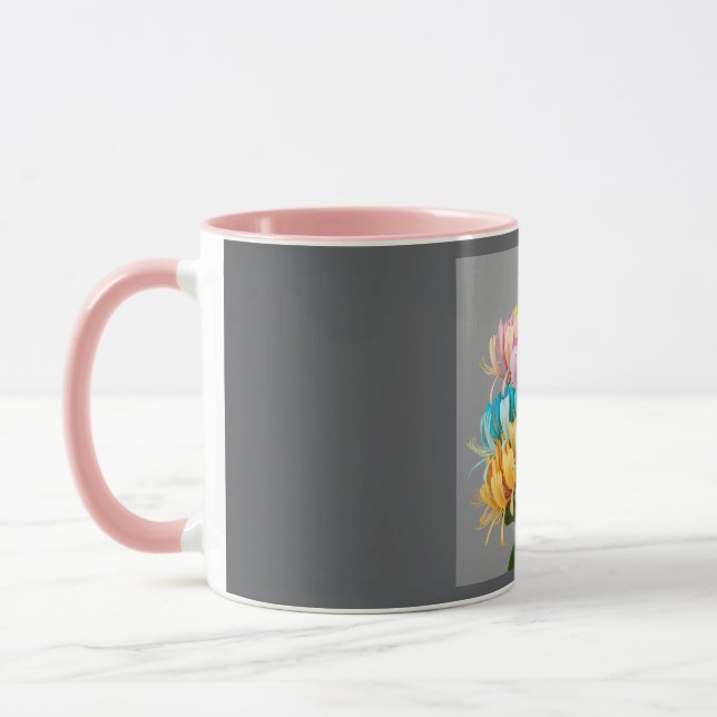 Kaleidoskop-Blüte Tasse (Links)