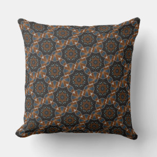 Kaleidoskop Brown Star Muster kleine HD Diät Kissen