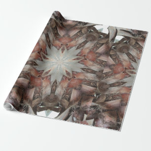 Kaleidoskop Design Star von Trunk of Palm Tree Geschenkpapier