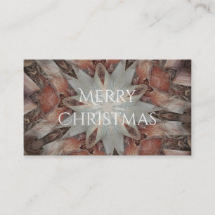 Kaleidoskop Design Star von Trunk of Palm Tree Visitenkarte