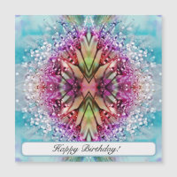 Kaleidoskop-Dewdrops: Abstrakte Kunst der Blumen