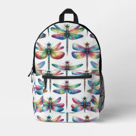 Kaleidoskop Dragonflies Bedruckter Rucksack