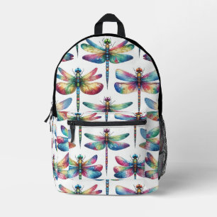 Kaleidoskop Dragonflies Bedruckter Rucksack