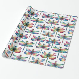 Kaleidoskop Dragonflies Geschenkpapier
