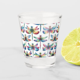 Kaleidoskop Dragonflies Schnapsglas