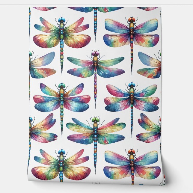 Kaleidoskop Dragonflies Tapete (Abrollen)