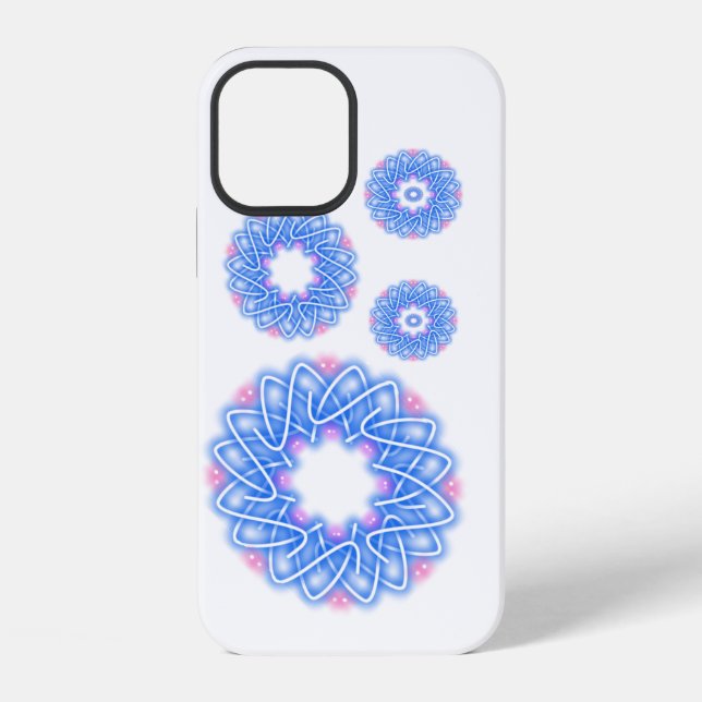 Kaleidoskop-Drucke iPhone Hülle (Rückseite)