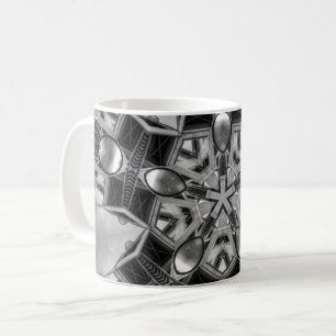 Kaleidoskop dunkel Star Kaffeetasse