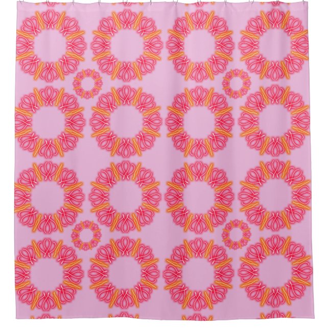 Kaleidoskop Duschvorhang (Vorderseite)