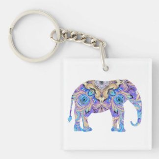 Kaleidoskop-Elefant-Schlüsselanhänger Schlüsselanhänger
