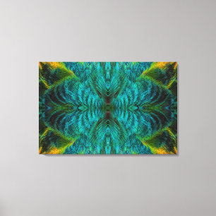Kaleidoskop-Feder-Design Leinwanddruck
