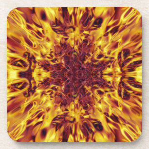 Kaleidoskop-Feuerexplosion Getränkeuntersetzer