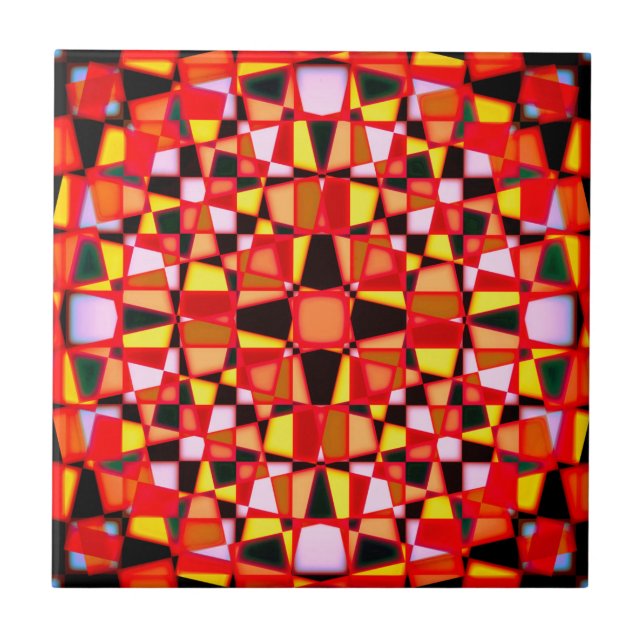 Kaleidoskop Fliese (Vorderseite)