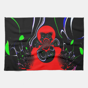 Kaleidoskop Fluid Art Print Handtuch