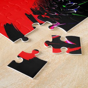 Kaleidoskop Fluid Art Print Puzzle