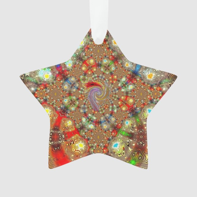 "Kaleidoskop Fury" Acrylschmuck Ornament (Vorderseite)