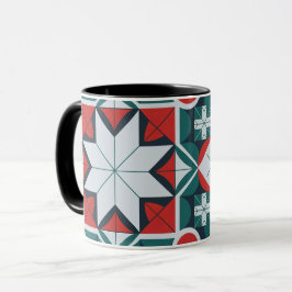 Kaleidoskop gemustert tasse