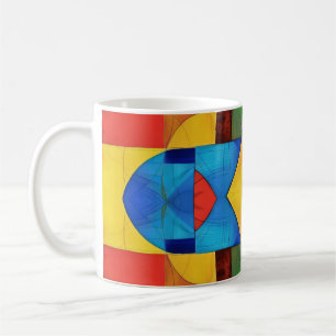 Kaleidoskop-Geometrie Kaffeetasse
